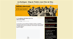 Desktop Screenshot of liarodrigues.theatrejeanvilar.com