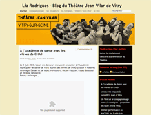 Tablet Screenshot of liarodrigues.theatrejeanvilar.com